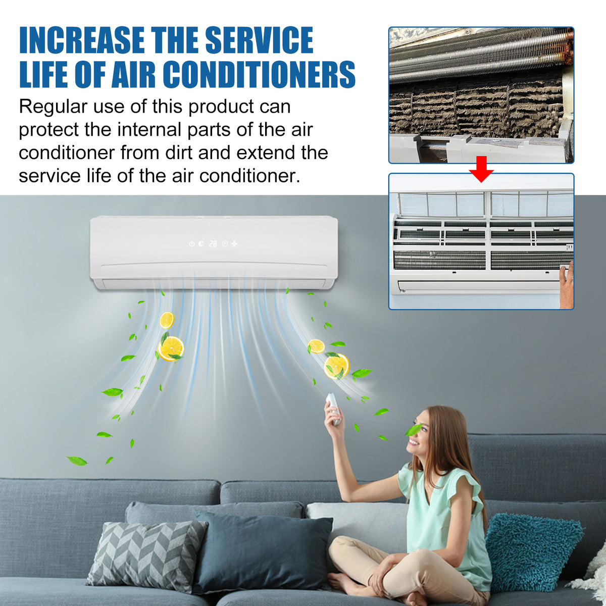 Air Conditioner Cleaning Tablets for Cleaner AC Care
