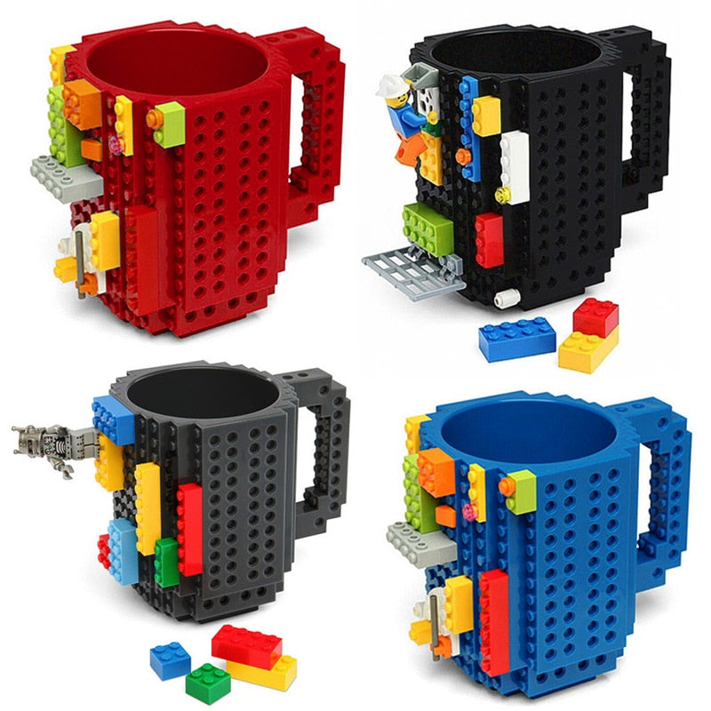 Lego Coffee Mug 350ml Build-Your-Own Brick Design