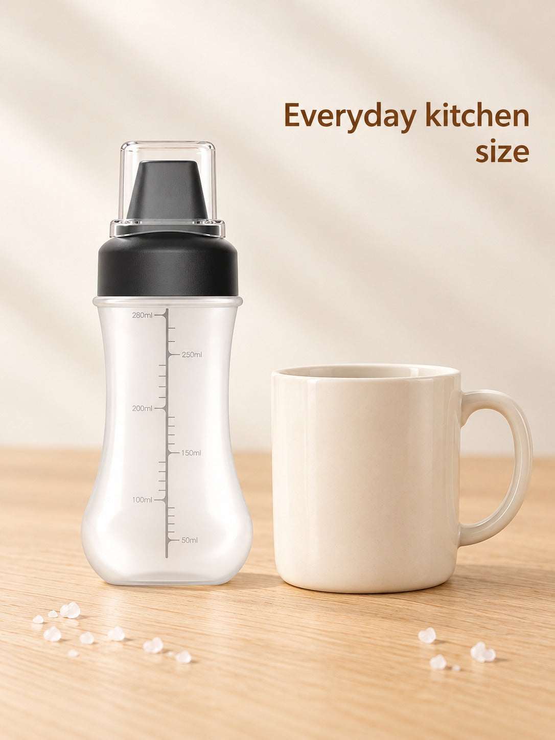 350ml Squeeze Bottle with Five-Hole Nozzle for Sauces