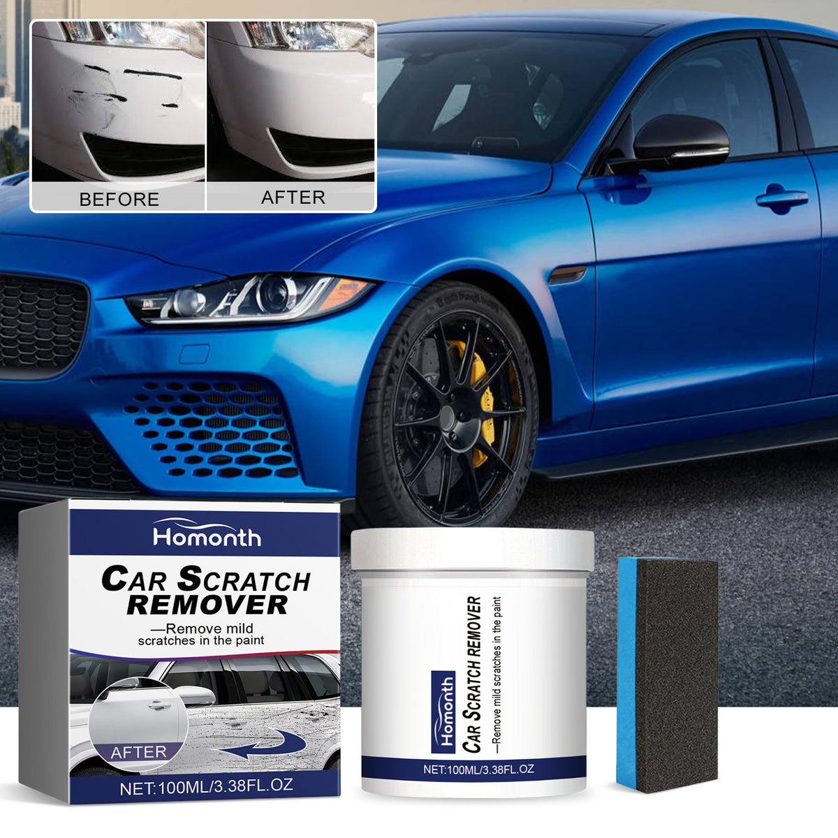 Car Scratch Remover for Mild Paint Scuffs & Marks