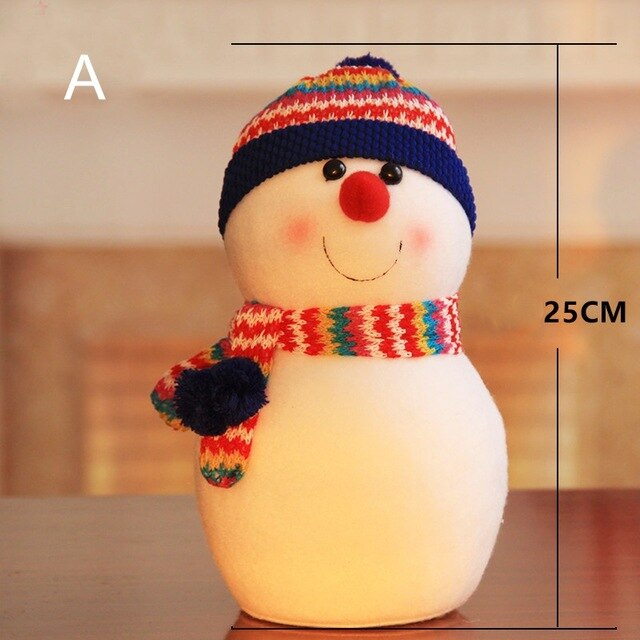 Plush Snowman Christmas Ornament for Cozy Holiday Cheer