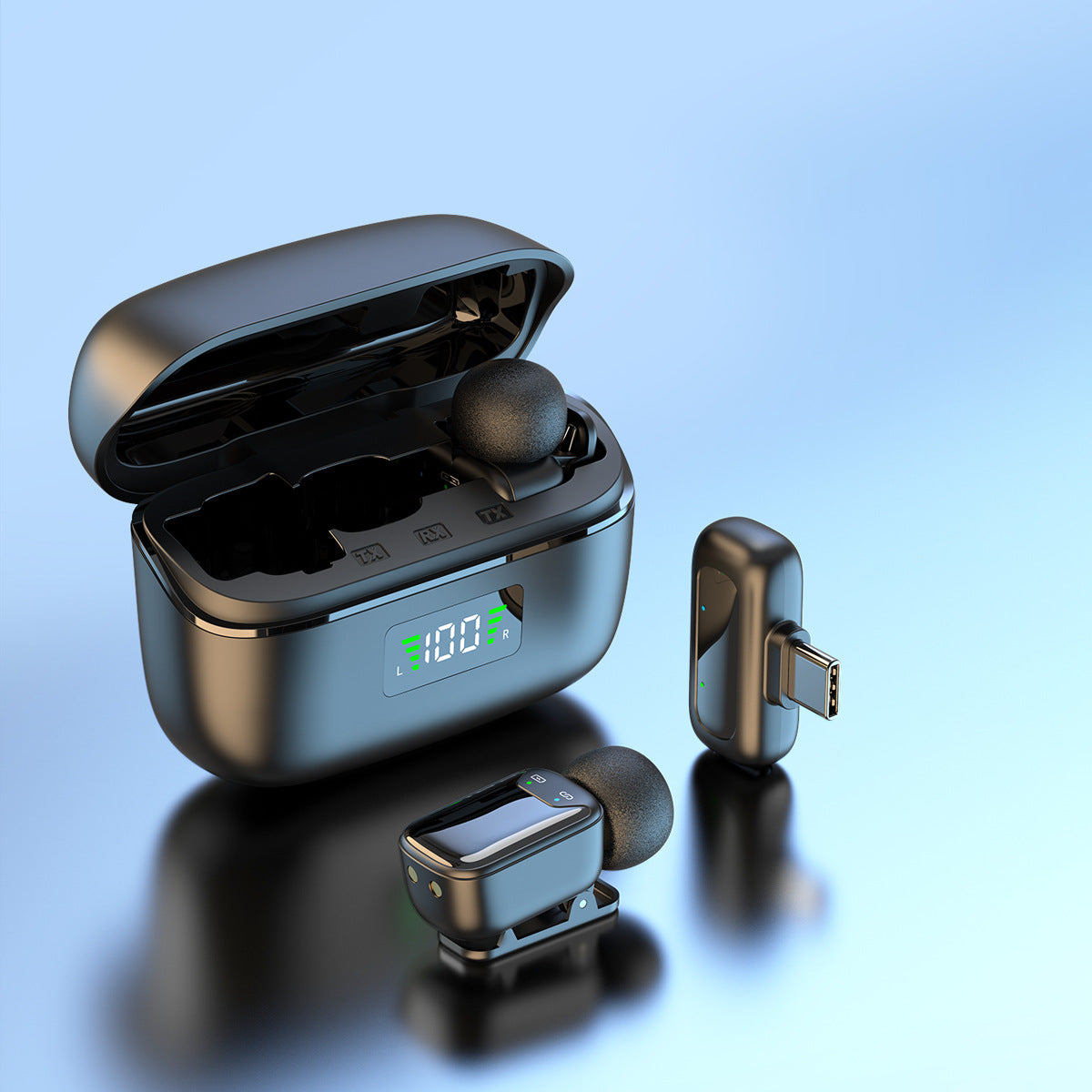 Wireless Lapel Microphone for Streaming and Vlogging