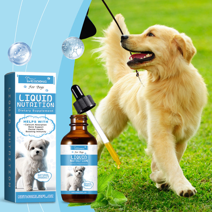 Pet Vitamin Supplement Drops for Bone & Immune Support