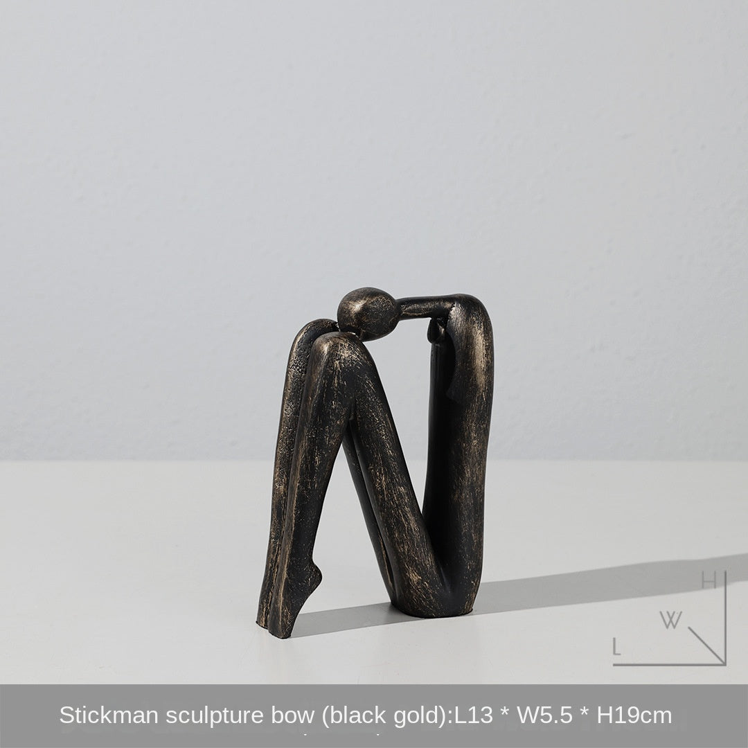 Bookend Stand Sculptural Decor for Modern Living Rooms