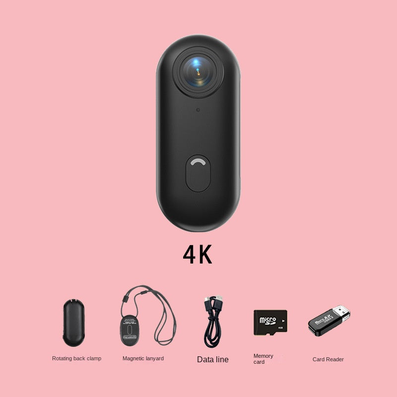 4K Thumb Camera with Magnetic Clip for Hands-Free POV