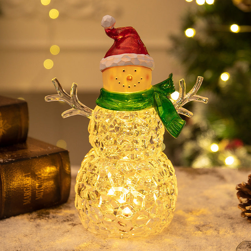 Christmas Snowman Nightlight for Cozy Tabletop Glow