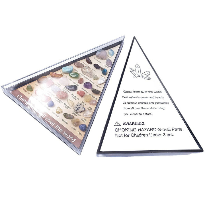 36-Piece Crystal Collection Display Box for Beginners