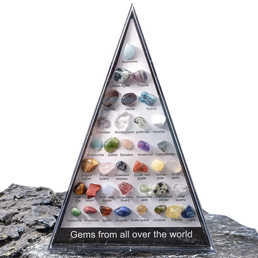 36-Piece Crystal Collection Display Box for Beginners