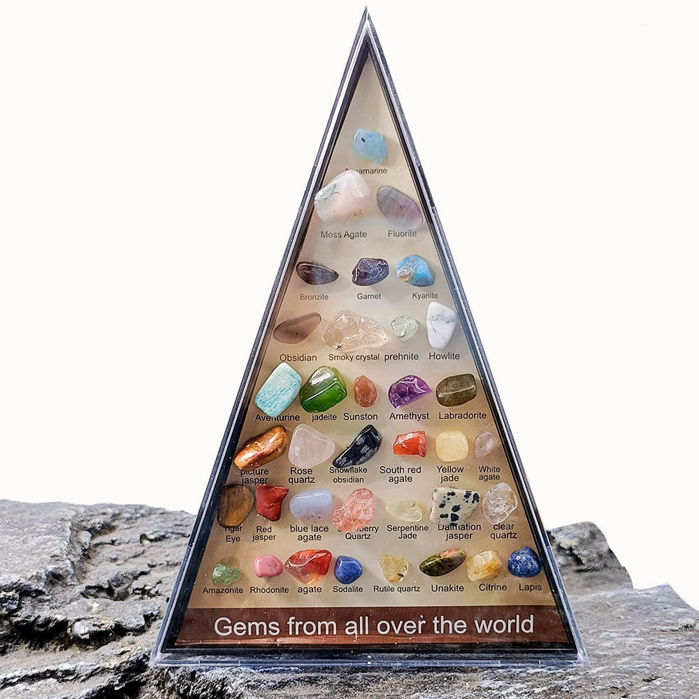 36-Piece Crystal Collection Display Box for Beginners