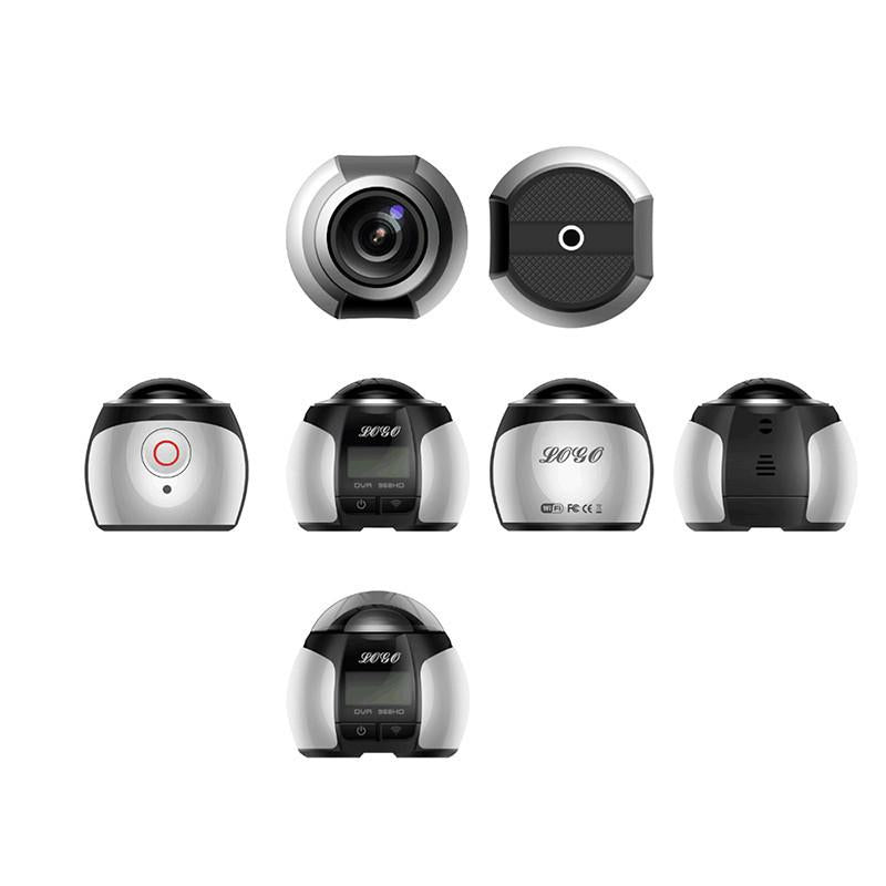 360 Action Camera 4K with WiFi for Full-Scene Capture