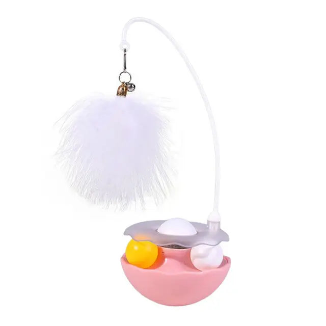 Interactive Cat Toy for Indoor Exercise & Enrichment