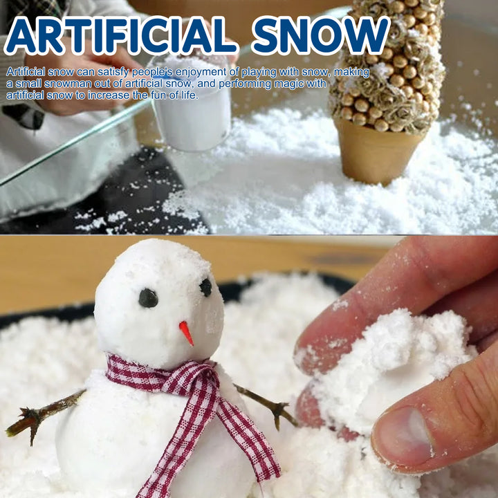 Artificial Snow Powder for Fluffy Winter Decorations