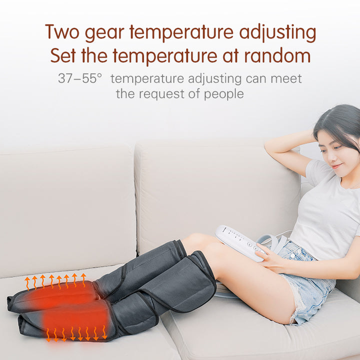 Leg Circulatory Massager — Air Compression & Heat for Recovery