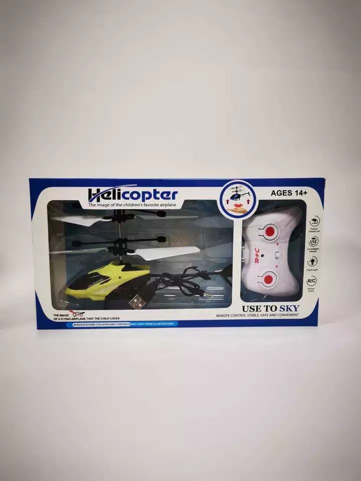 Gesture-Controlled Flying Helicopter Toy for Indoor Fun