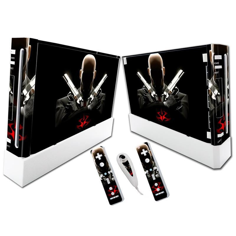 Wii Skin Decal Set: Custom Game Art for Console and Remotes
