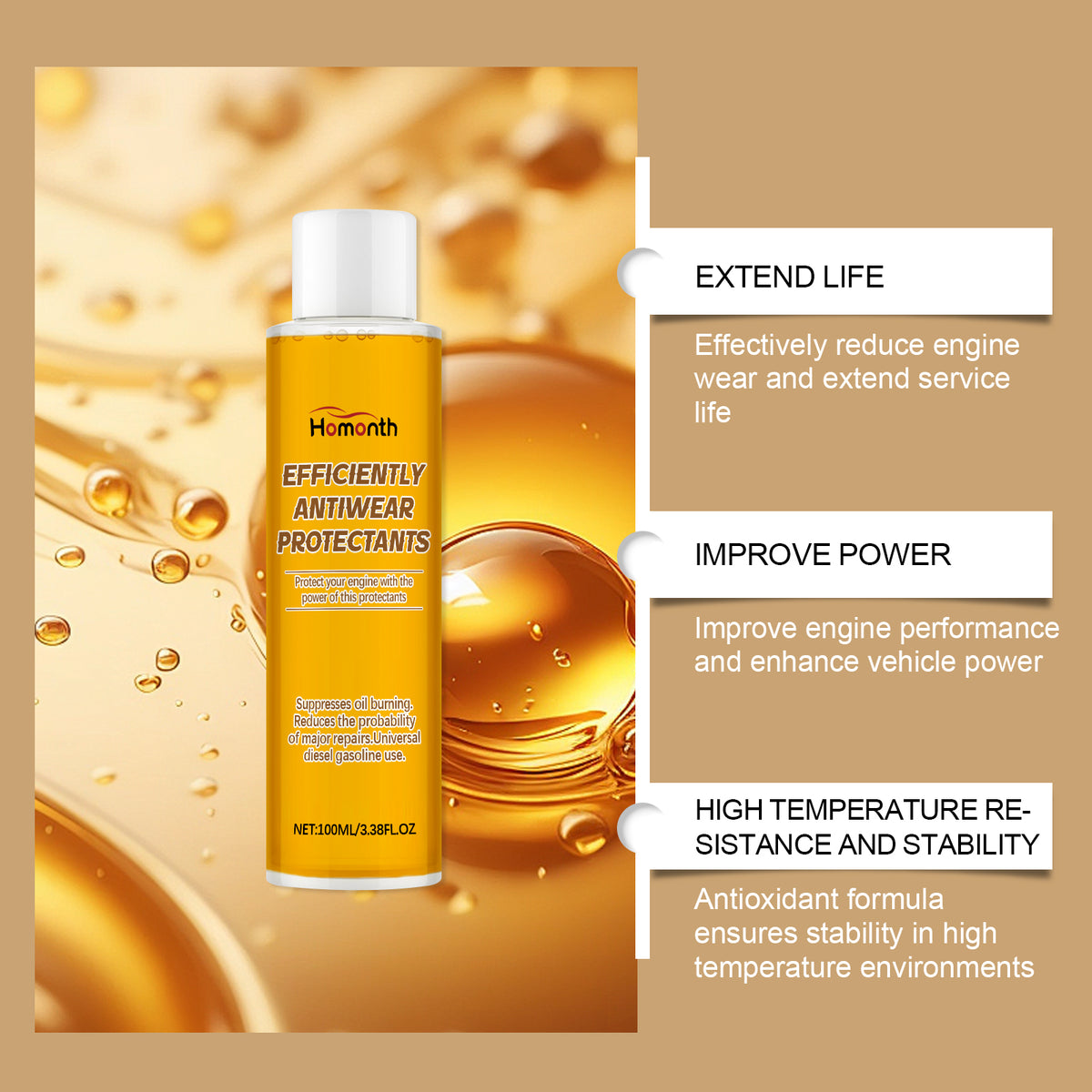Engine Oil Additive for Wear Protection and Longevity