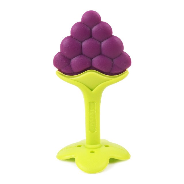 Colorful Silicone Fruit Teether for Soothing Sore Gums
