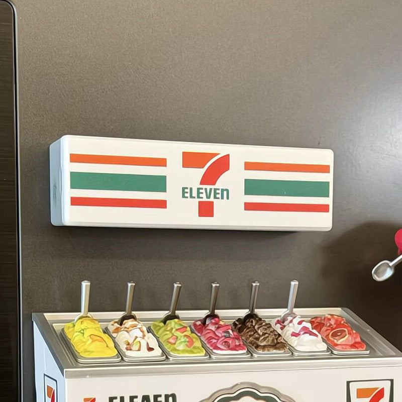 Mini Ice Cream Freezer Magnet Display Model