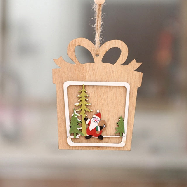 Wooden Christmas Ornaments for Dimensional Holiday Charm