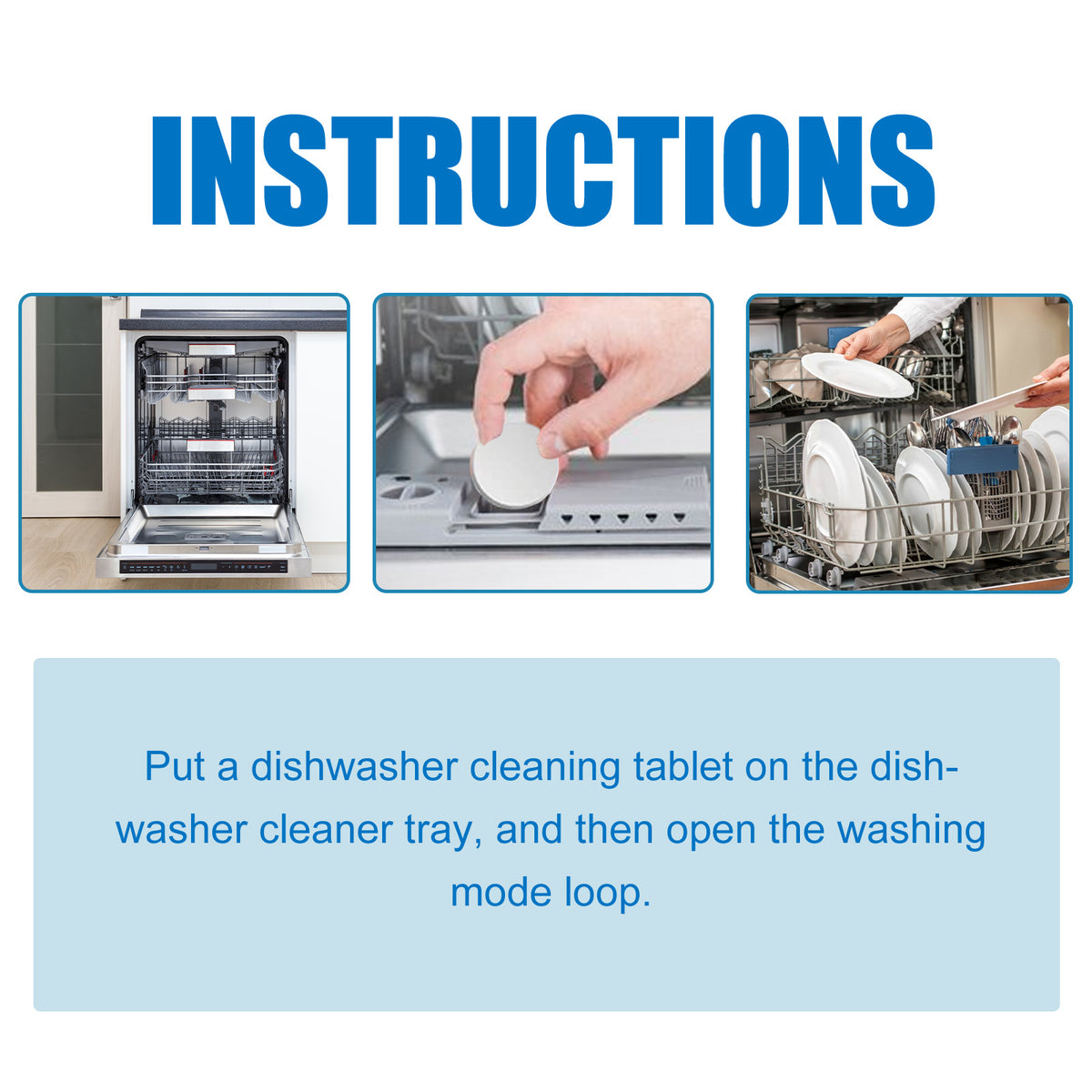 Dishwasher Cleaner for Oil, Scale & Odor Control Care