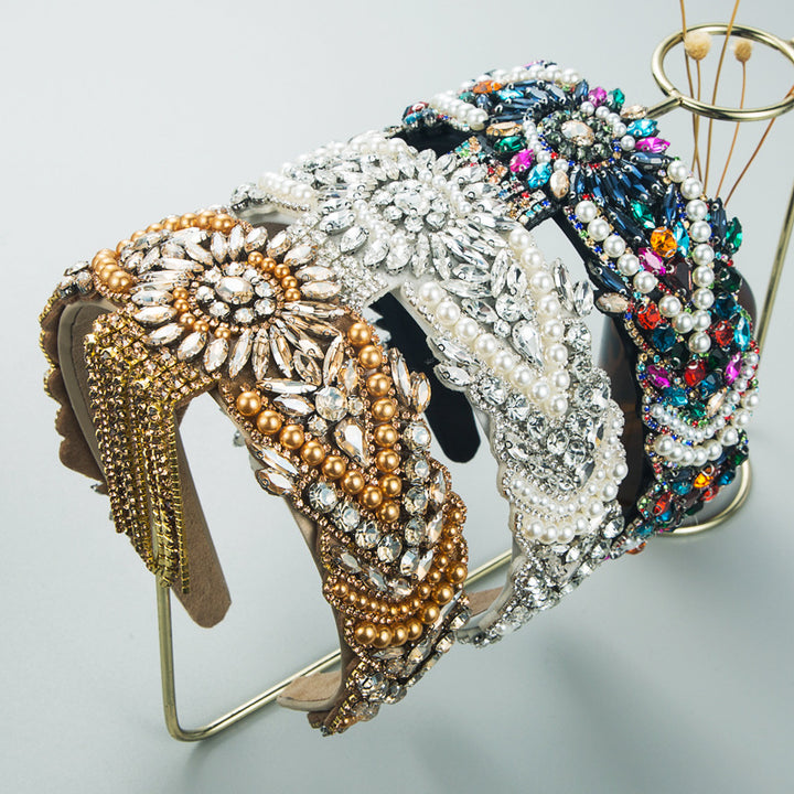 Pearl Tassel Hair Hoop for Elegant Statement Style