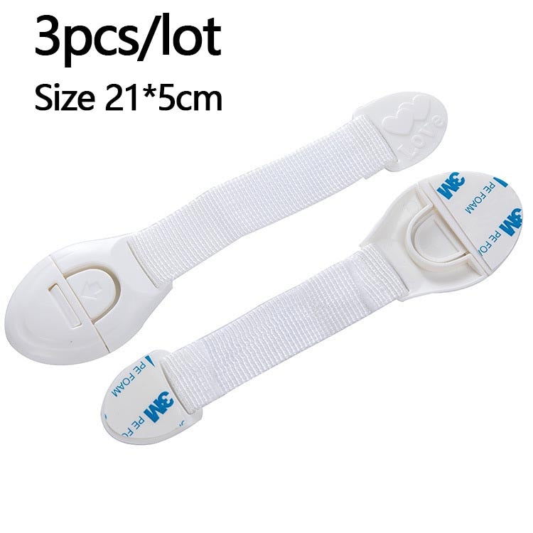 Cabinet Safety Locks for Toddlers | Adjustable Straps