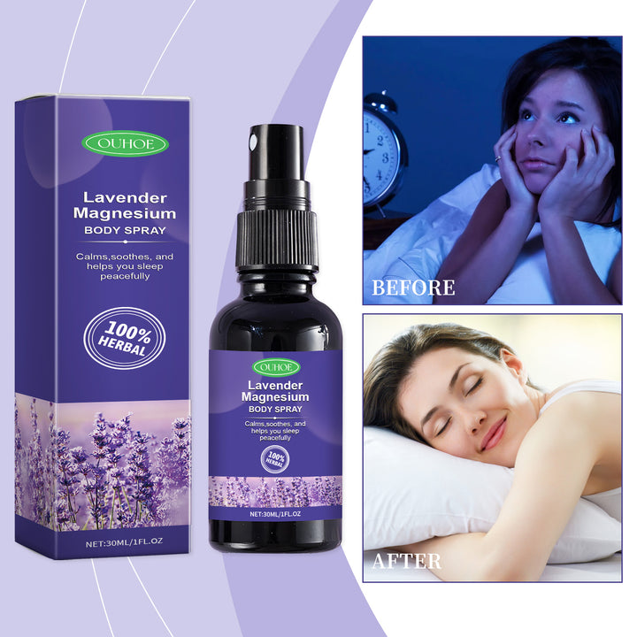 Lavender Magnesium Body Spray for More Peaceful Sleep