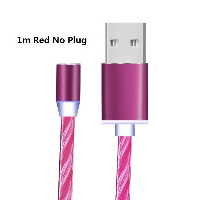 Light-Up LED USB-C Charging Cable with Magnetic Tip