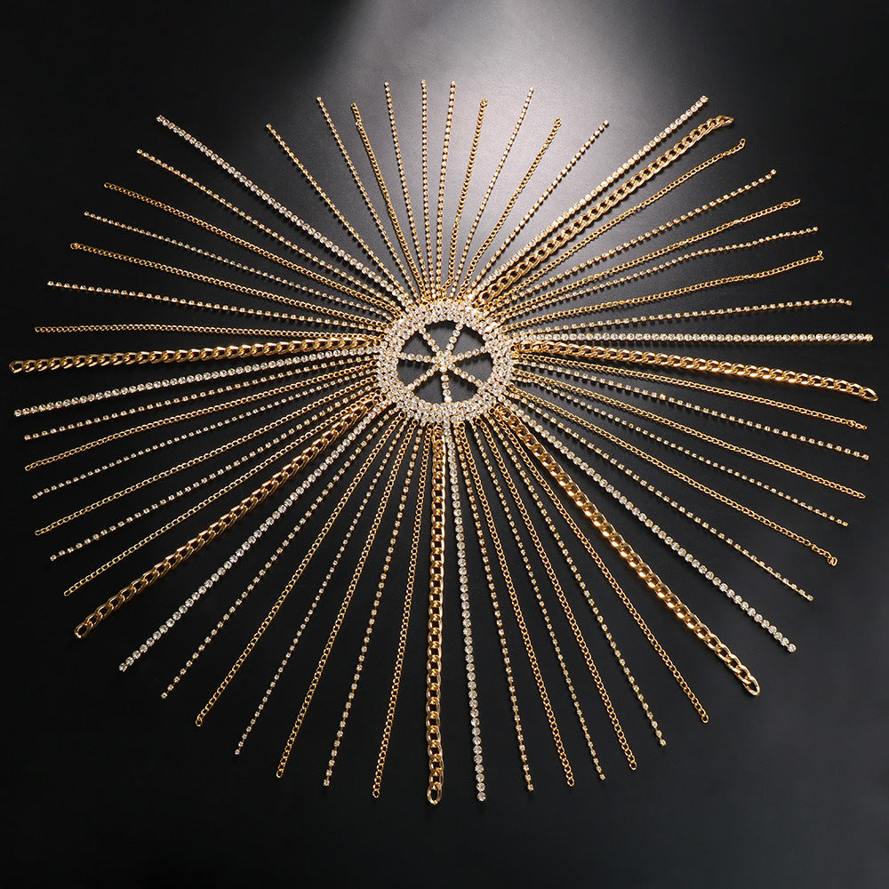 Tassel Hair Chain for Dramatic Sparkling Statement Looks