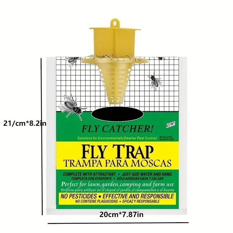 Rainproof Outdoor Fly Trap Bag for Yard and Garden Flies