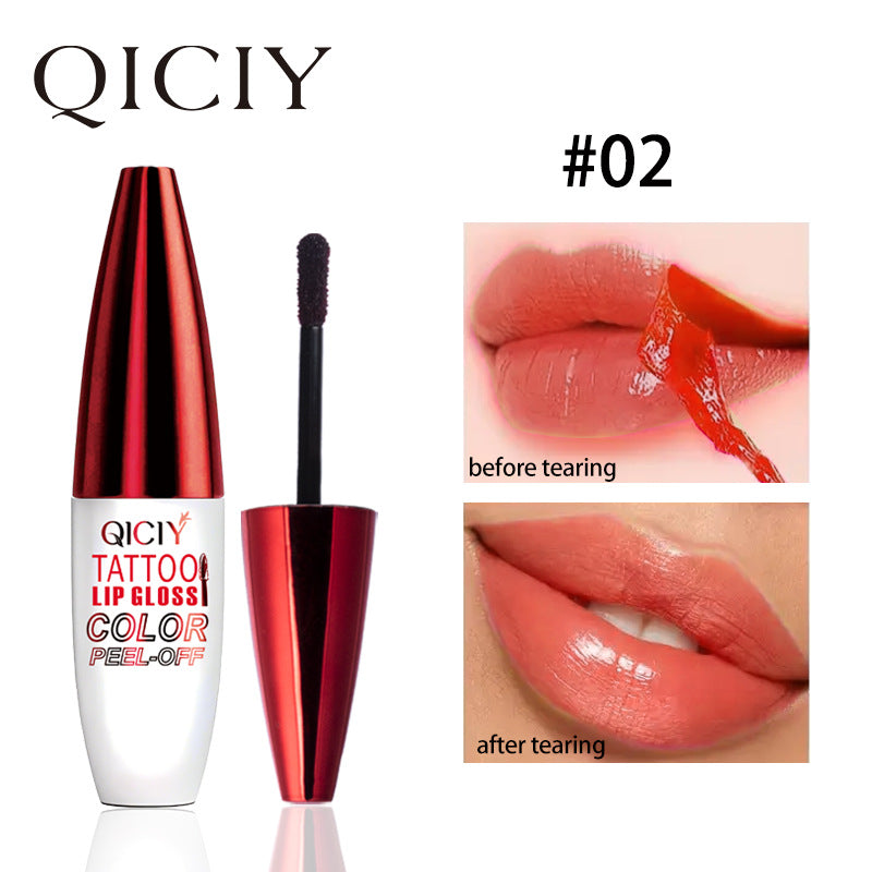Peel-Off Lip Gloss for Long-Lasting Glossy Lip Tint