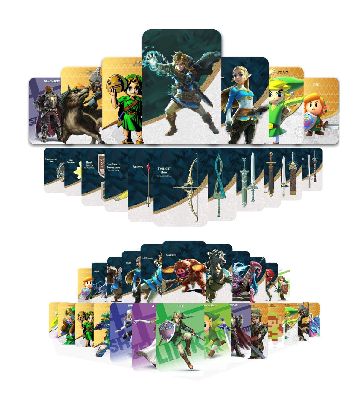 Zelda Kingdom Tears NFC Cards: 38-Pack Pocket Collection