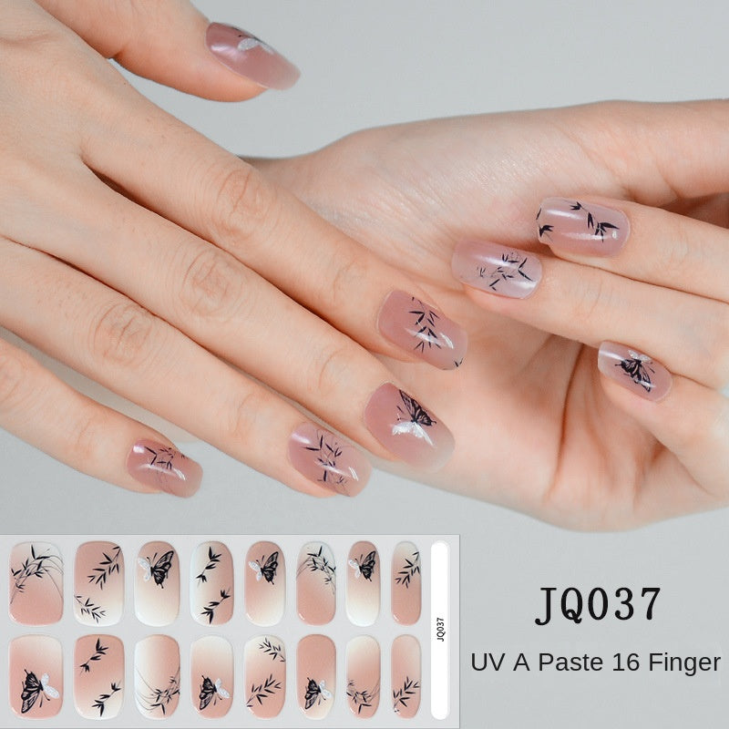 Semi-Cured UV Gel Nail Stickers — Salon Art in Seconds