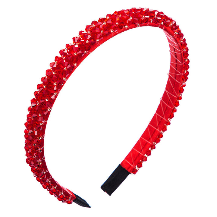 Crystal Headband for Glamorous Korean-Style Party Looks