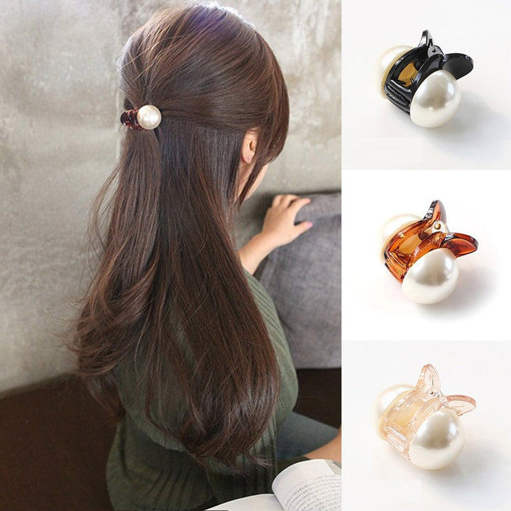 Pearl Mini Claw Hair Clips for Easy Elegant Styles