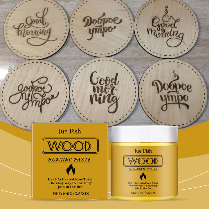Wood Burning Paste for Fast DIY Pyrography Patterns