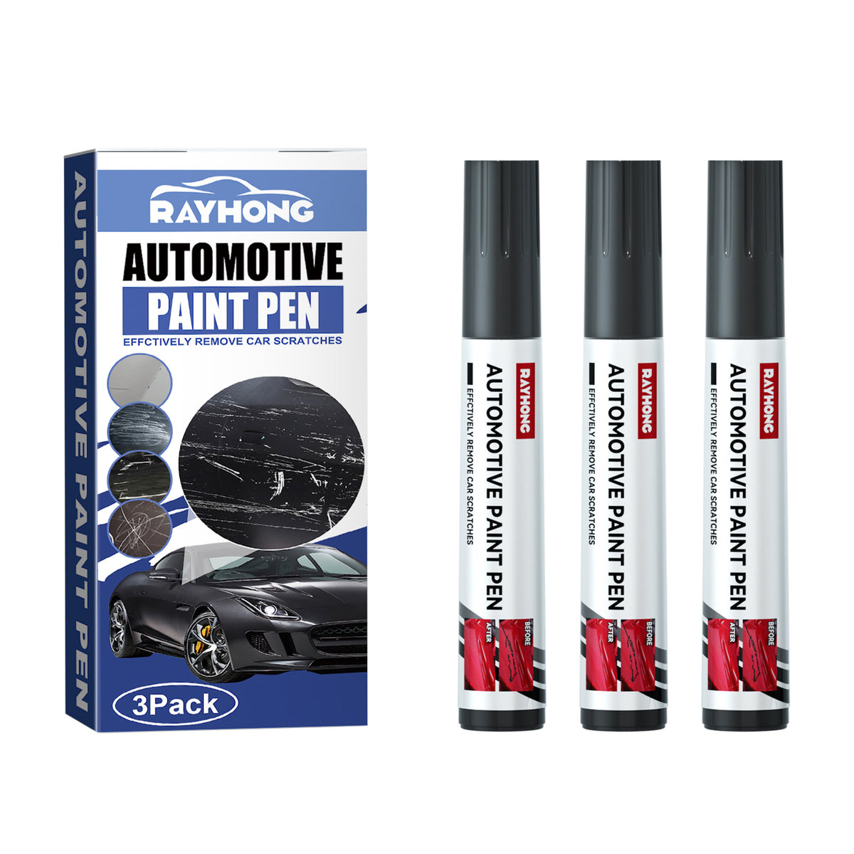 Automotive Paint Pen Set for Quick Scratch Touch-Ups