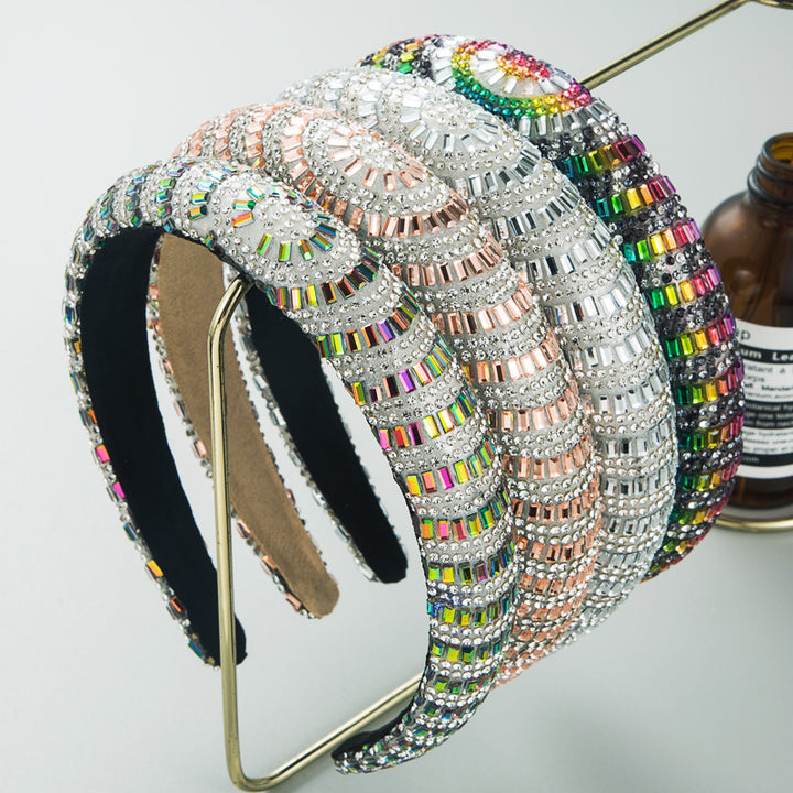 Crystal Hair Hoop for Elegant Occasion Hair Styles