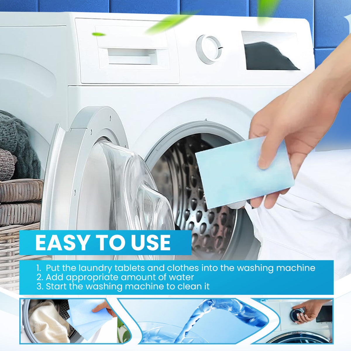 Laundry Detergent Sheets for Easy, Fresh Everyday Washing