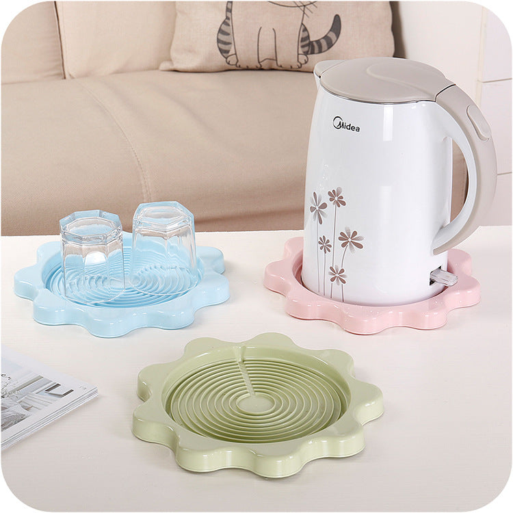 Heat-Proof Kettle Pad with Drainage Grooves