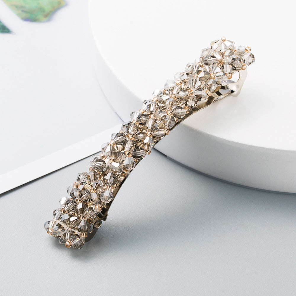 Korean Crystal Hair Clip for Sparkling Side Styles