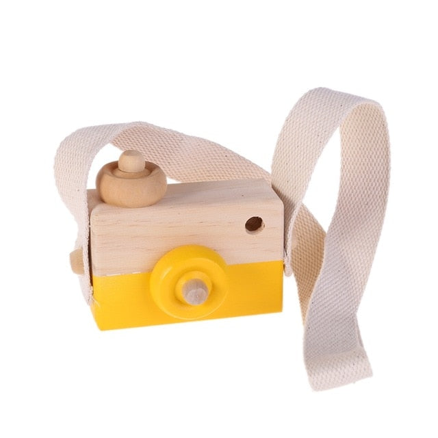 Wooden Toy Camera for Screen-Free Imaginative Play