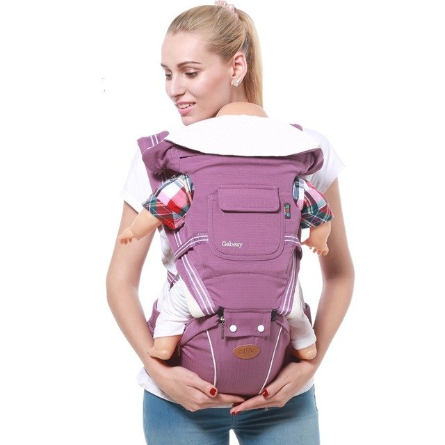 Ergonomic Baby Carrier With Hip Seat for Hands-Free Comfort