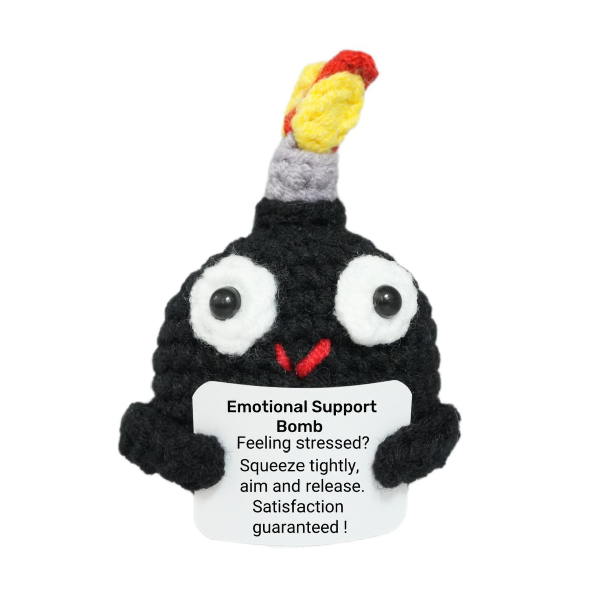 Positive Penguin Plush Toy for Cheerful Desk Decor