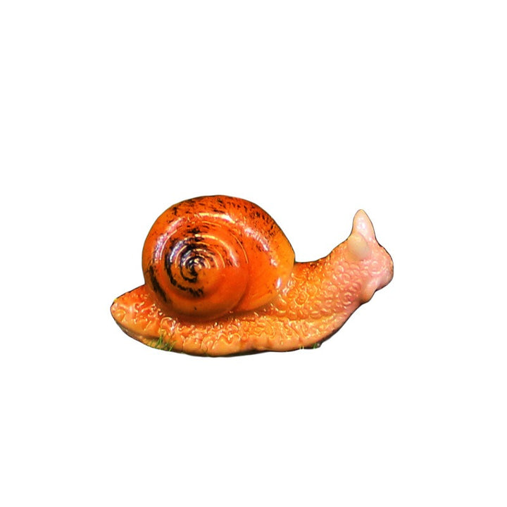 Resin Snail Miniature Garden Ornament for Fairy Gardens