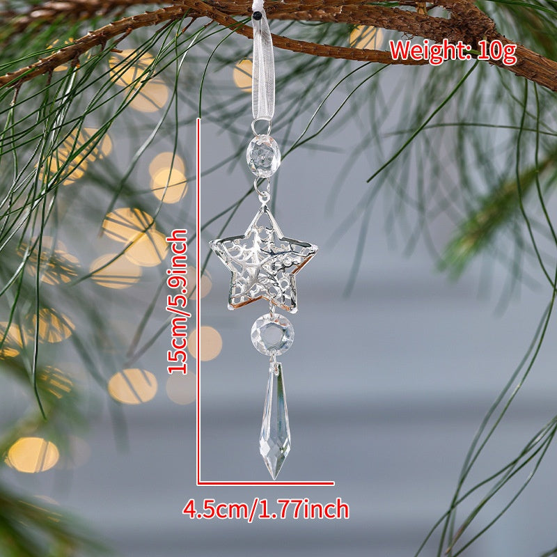 Crystal Christmas Tree Ornaments | Winter Sparkle