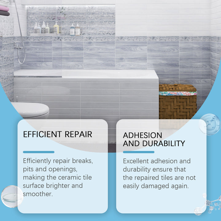Ceramic Tile Repair Paste for Waterproof DIY Fixes