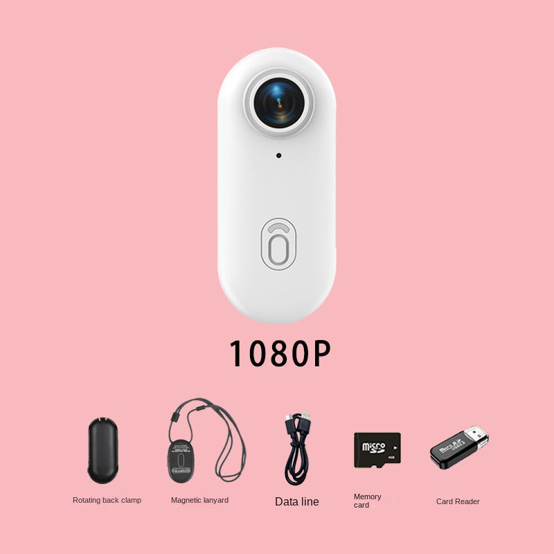4K Thumb Camera with Magnetic Clip for Hands-Free POV