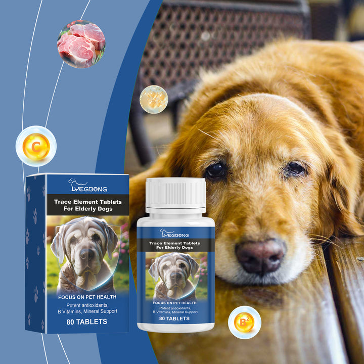 Senior Dog Trace Element Tablets for Daily Vitality