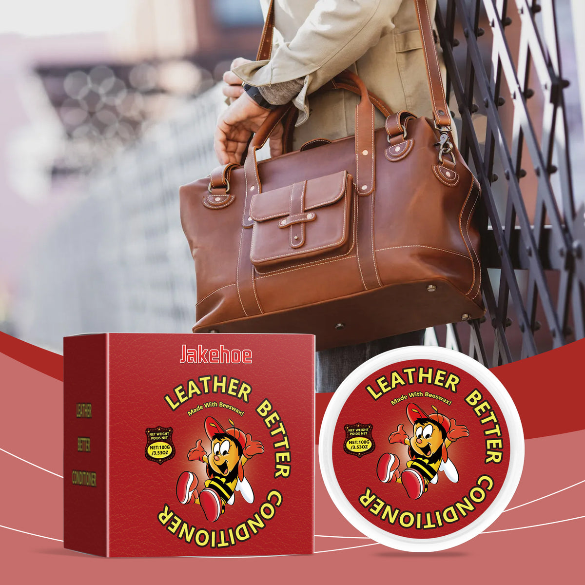Gentle Leather Conditioner Paste for Sofas, Bags & Boots